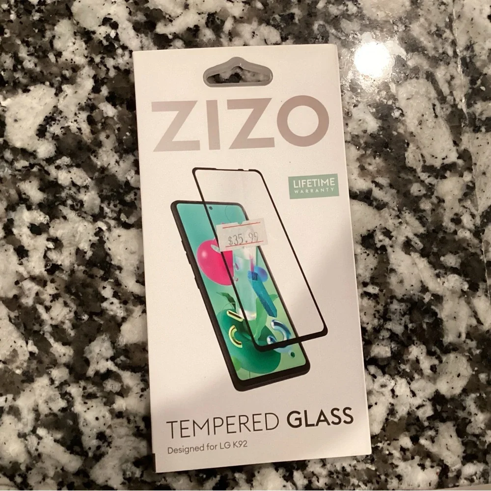 ZIZO TEMPERED GLASS Screen Protector for LG K92 5G Black